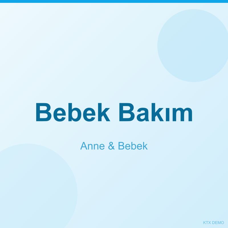 Bebek Bakım