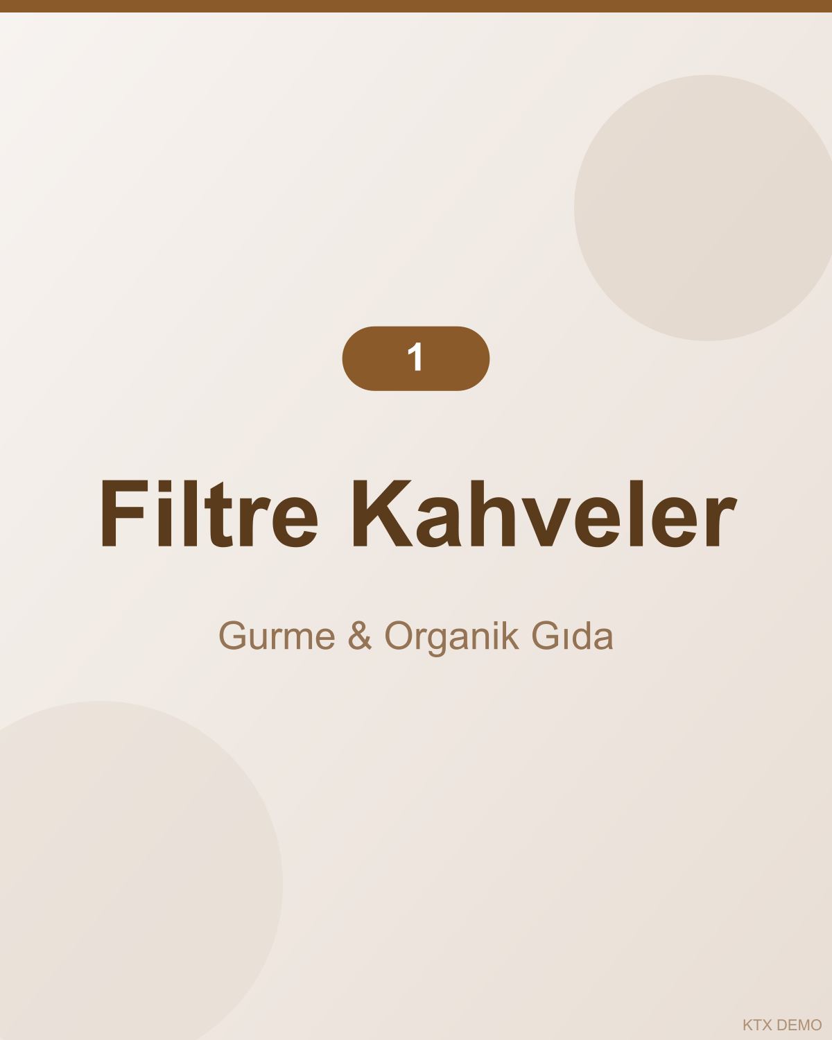 Dengeli Akdeniz Filtre Kahve 1