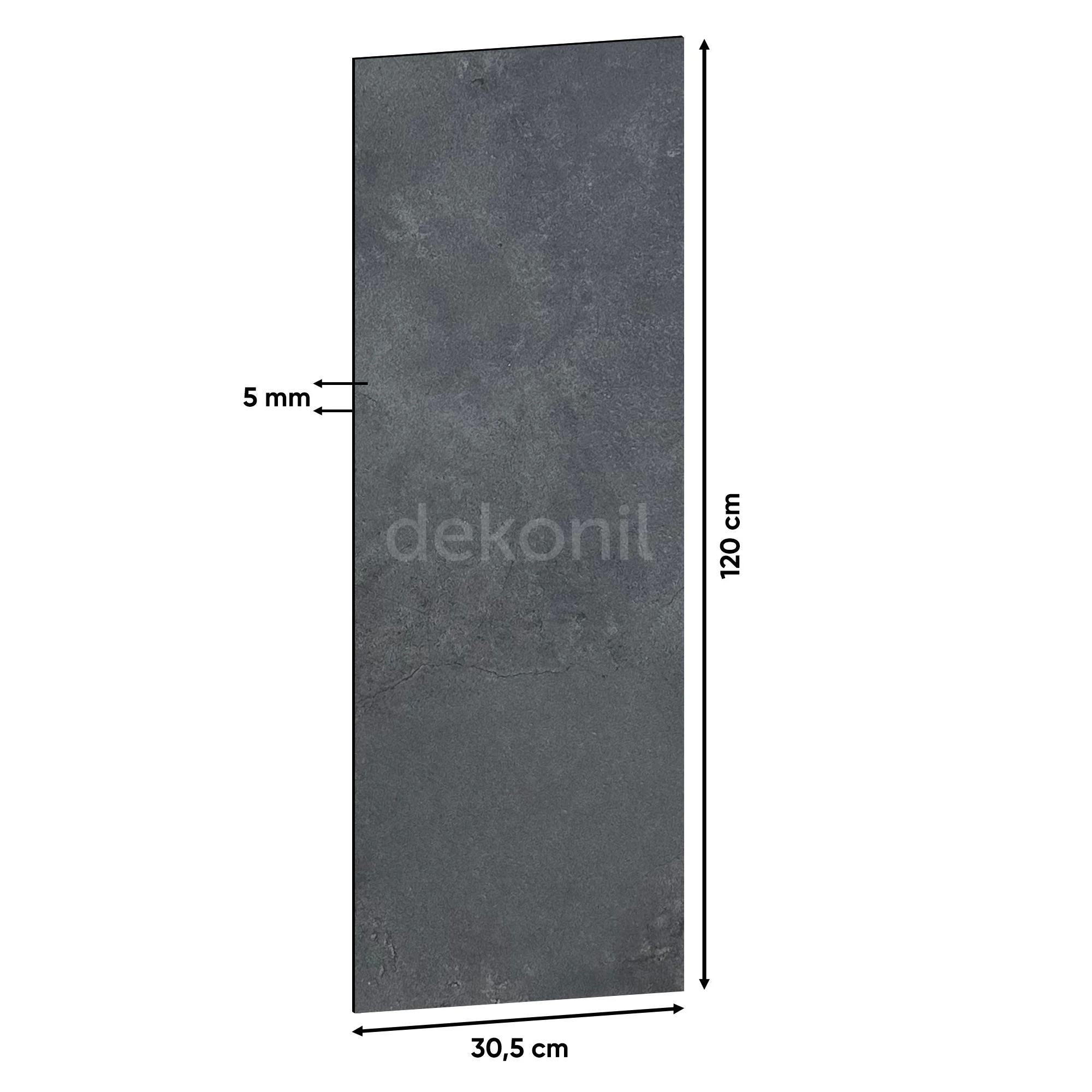 SPC Parke Koyu Gri Beton Desenli-2