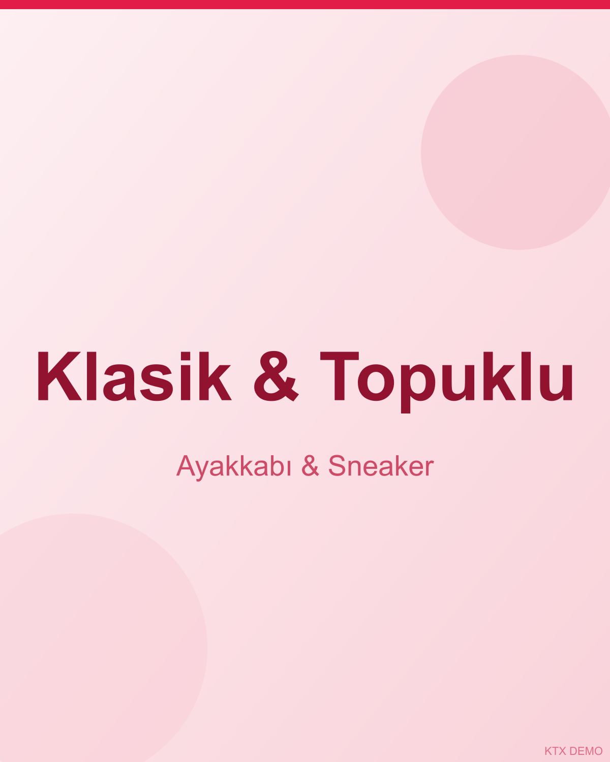 Klasik & Topuklu