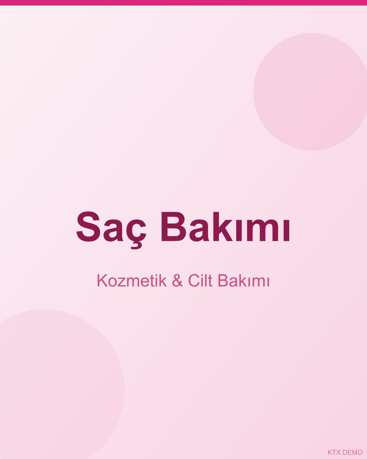 Saç Bakımı