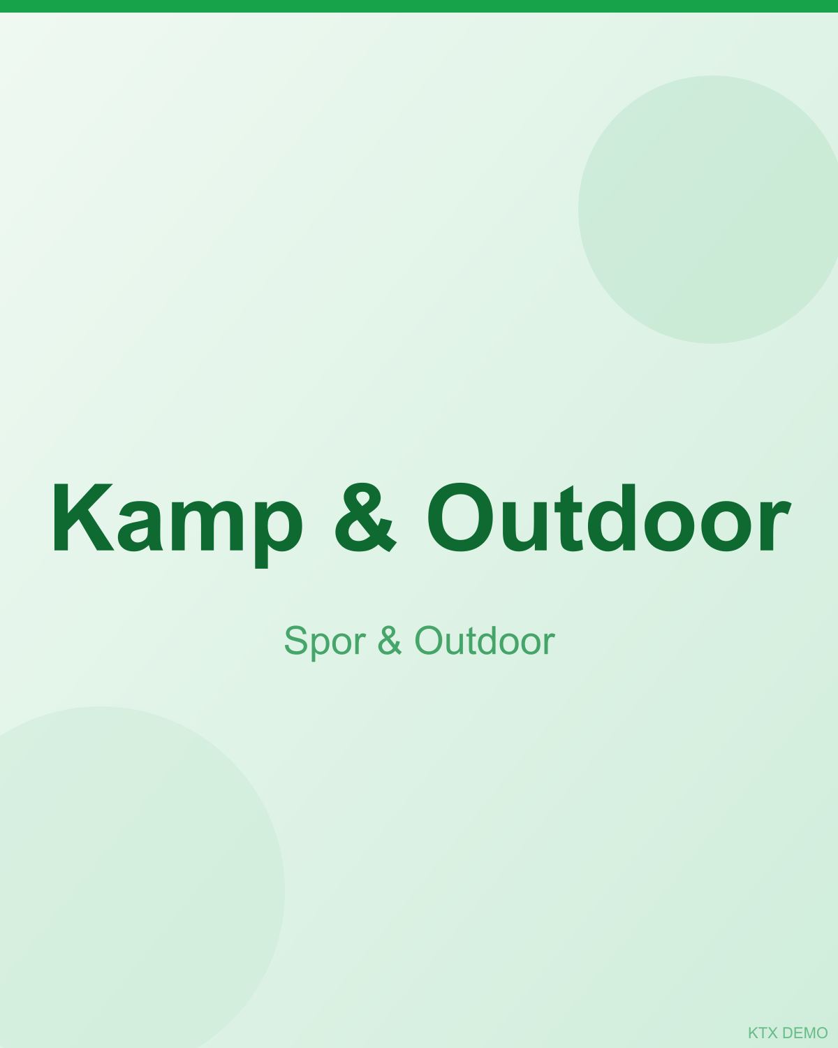 Kamp & Outdoor