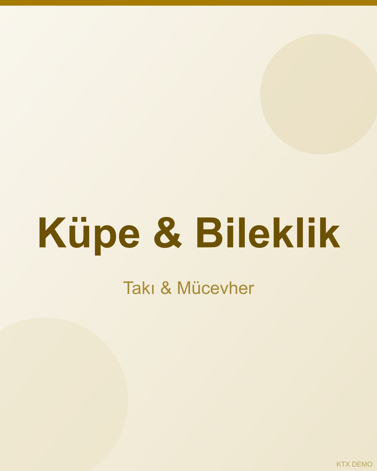 Küpe & Bileklik